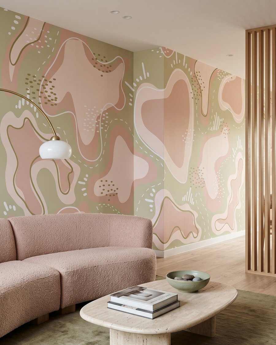 Vormen met gestippelde randen — interieur 6