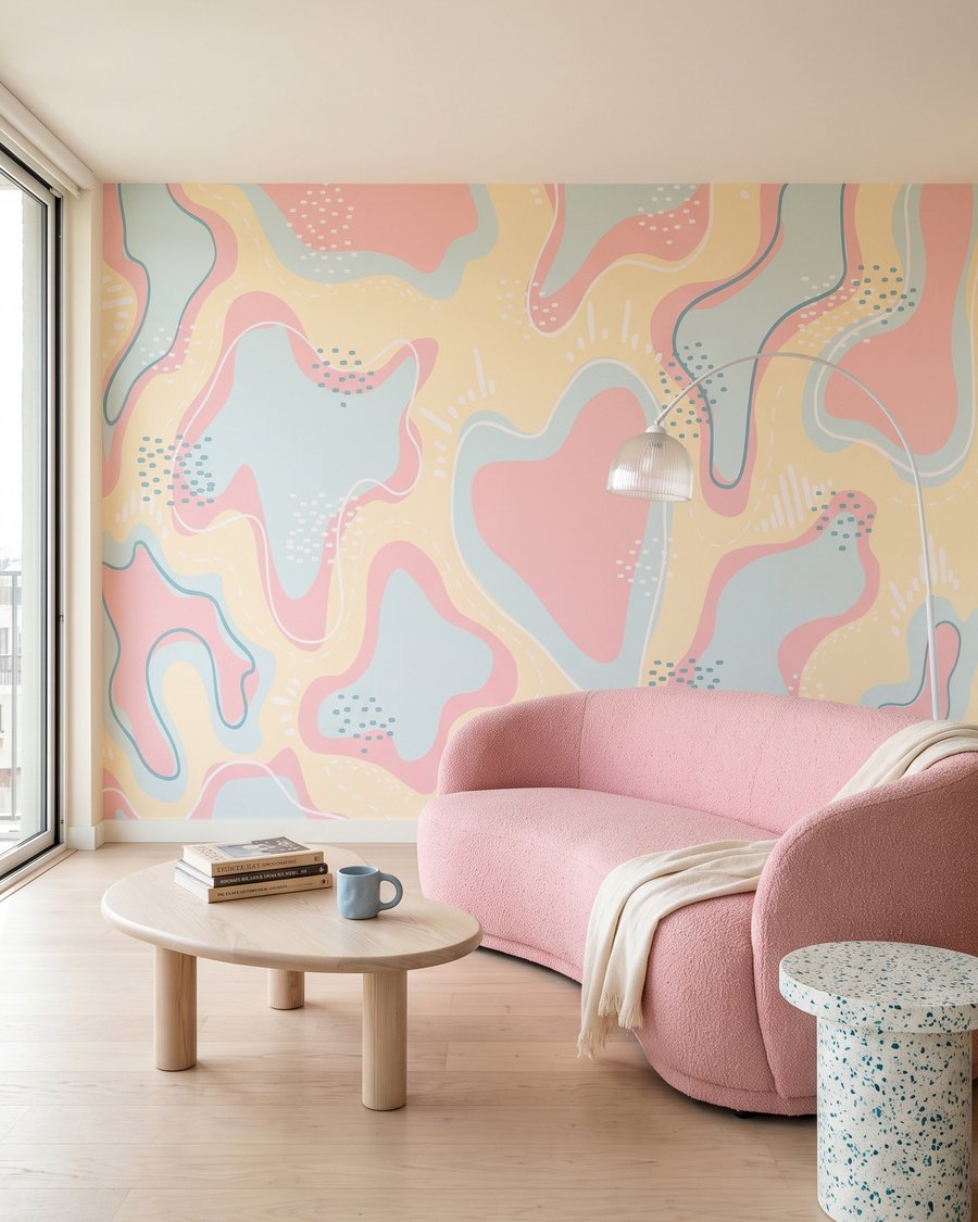 Vormen met gestippelde randen — interieur 3