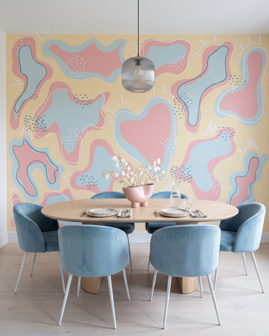 Vormen met gestippelde randen — interieur 5