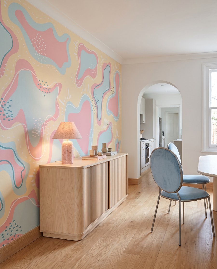Vormen met gestippelde randen — interieur 6