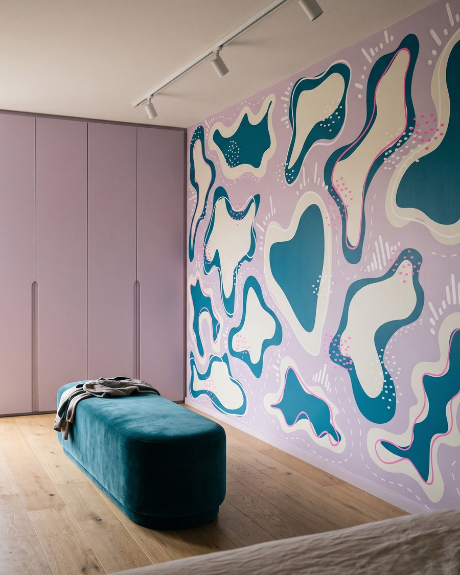 Vormen met gestippelde randen — interieur 3