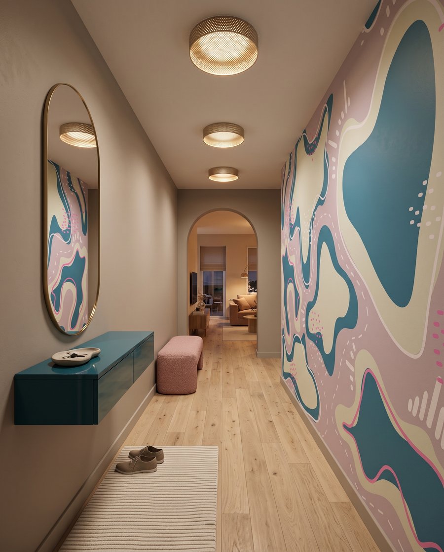 Vormen met gestippelde randen — interieur 5