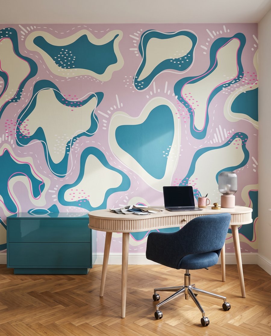 Vormen met gestippelde randen — interieur 6