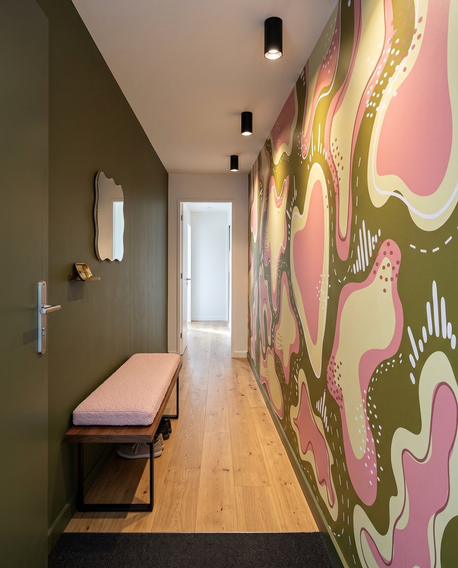 Vormen met gestippelde randen — interieur 4