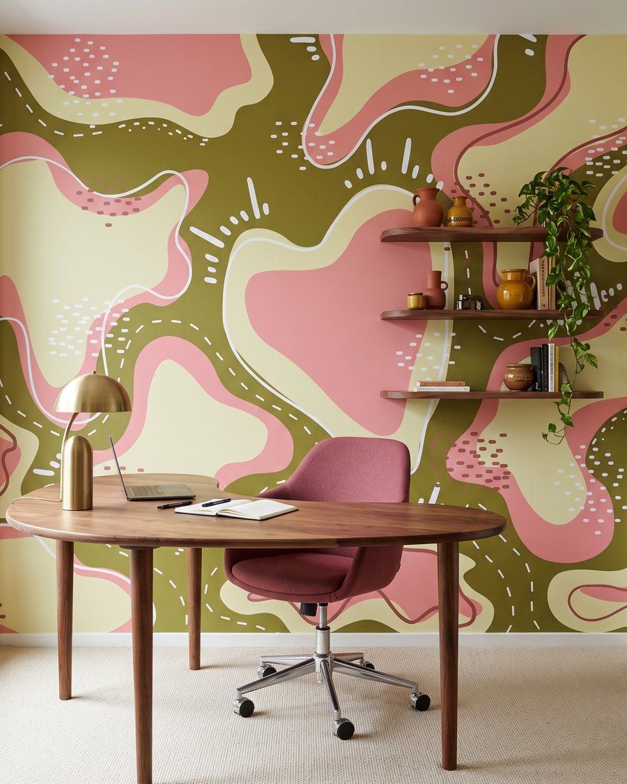 Vormen met gestippelde randen — interieur 6