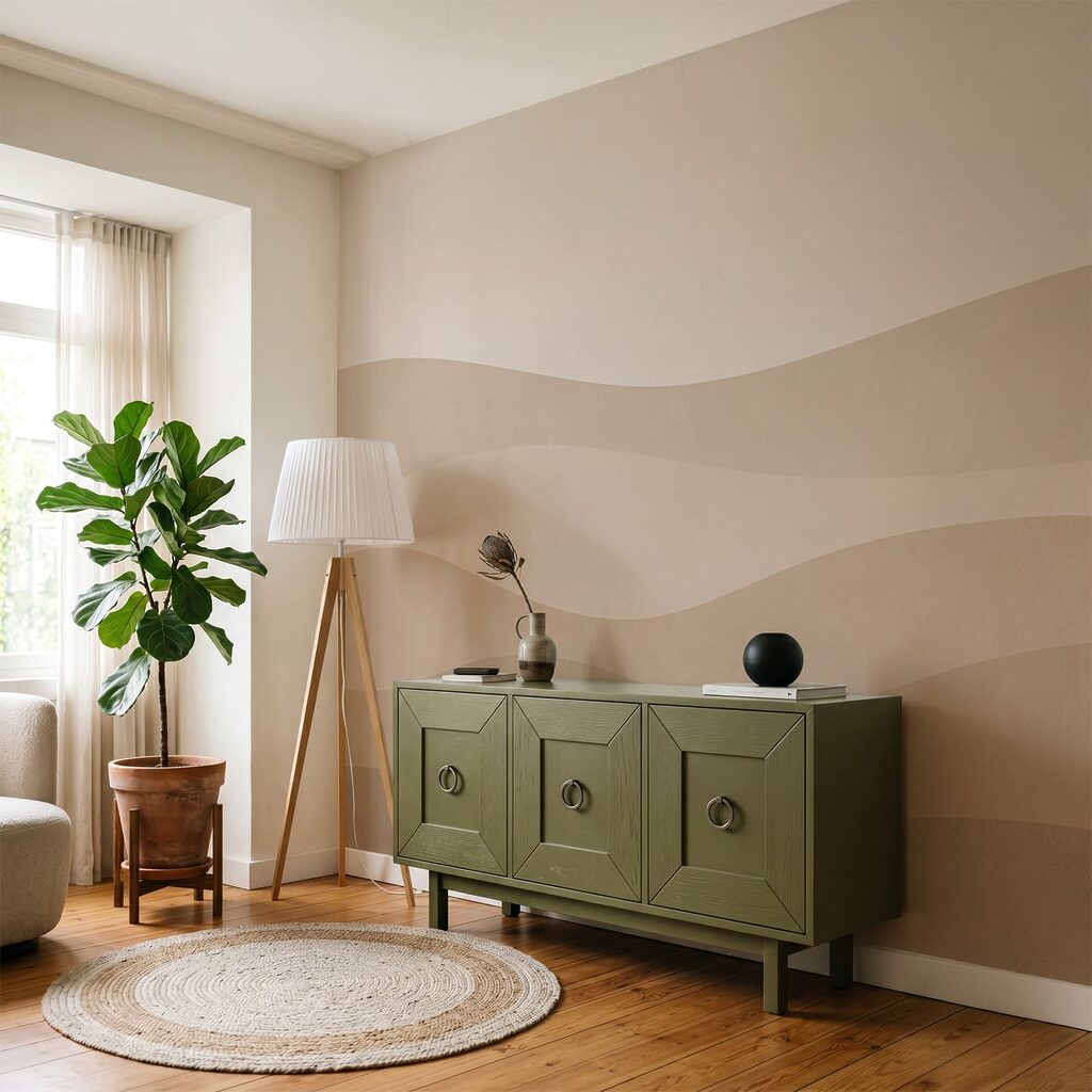 Bruine en witte achtergrond in een interieur