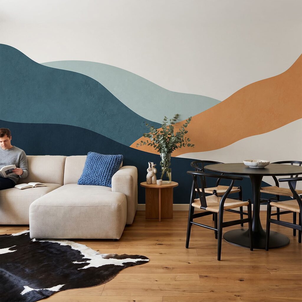Een dal in kleurvlakken — interieur 1