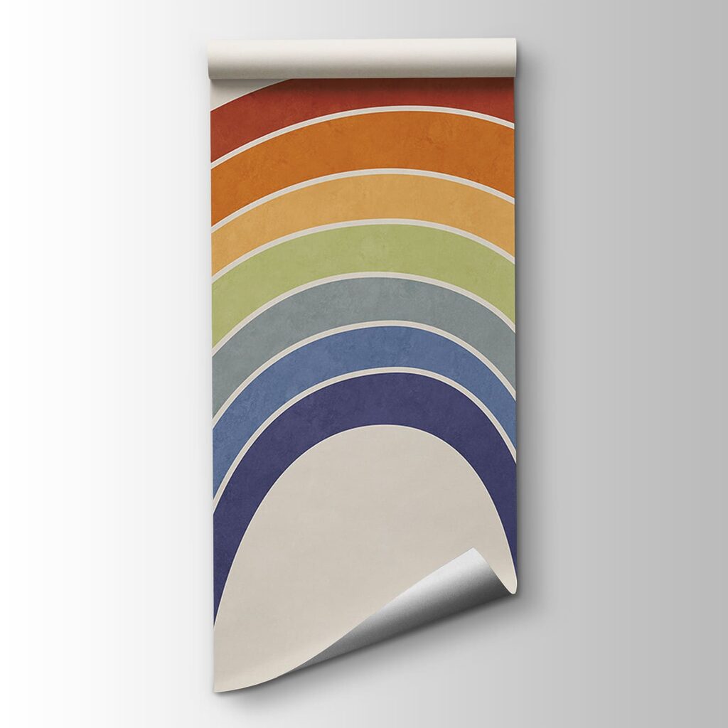 Regenboog in warme aardetinten — productweergave