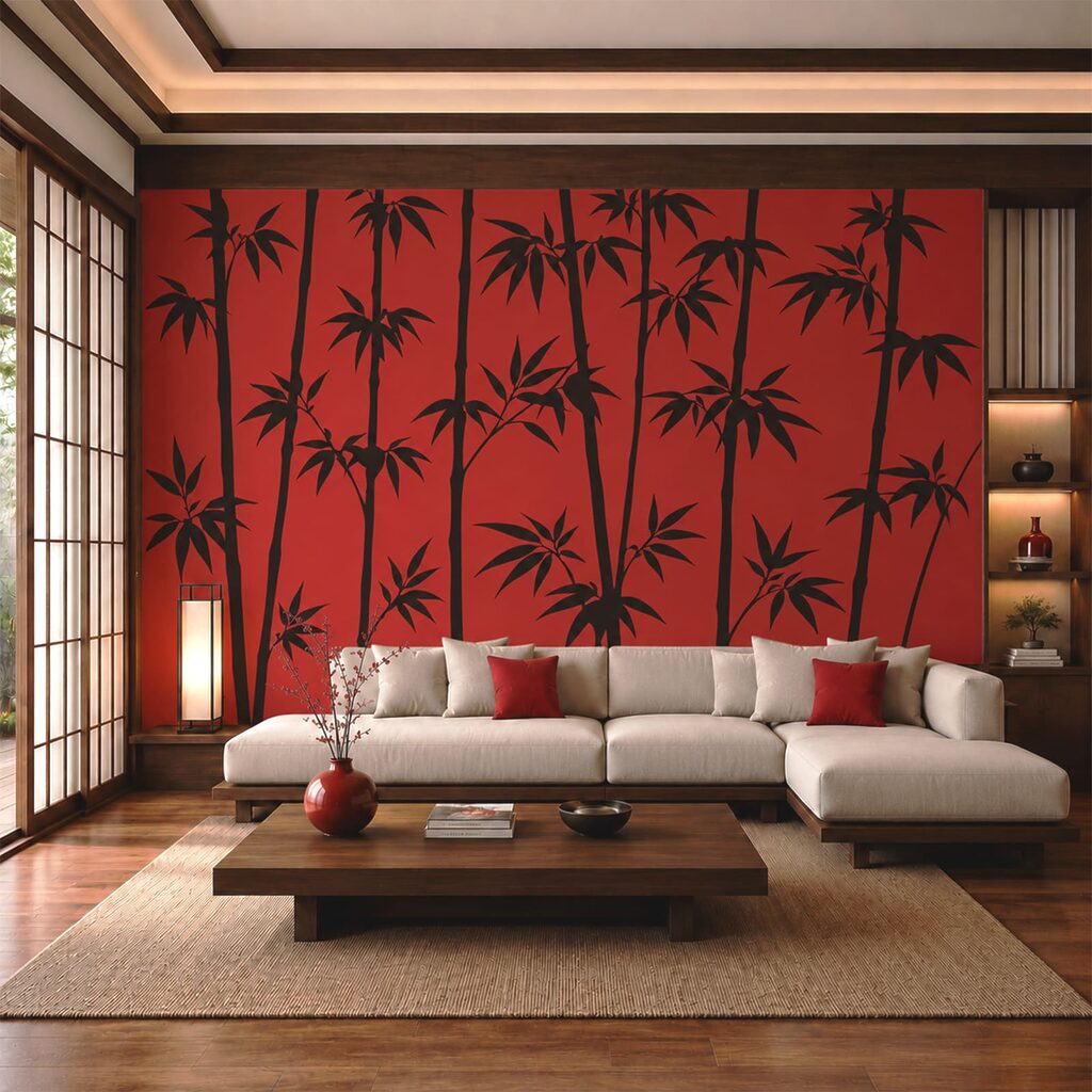 Bamboestammen in slank ritme — interieur 2