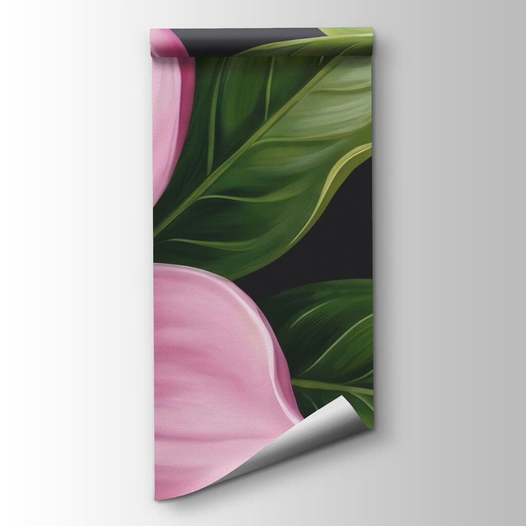 Roze bloemen bij nacht — productweergave