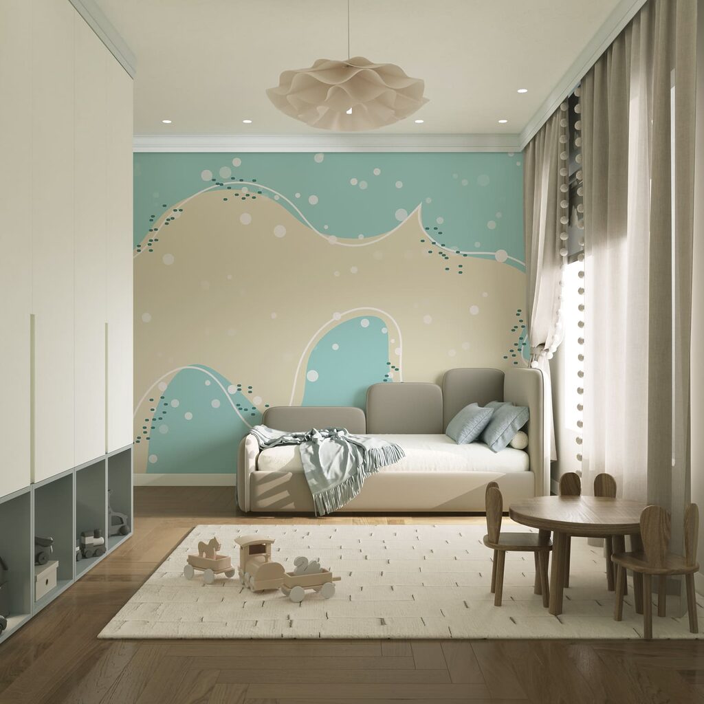 Stippen langs golvende vlakken — interieur 2