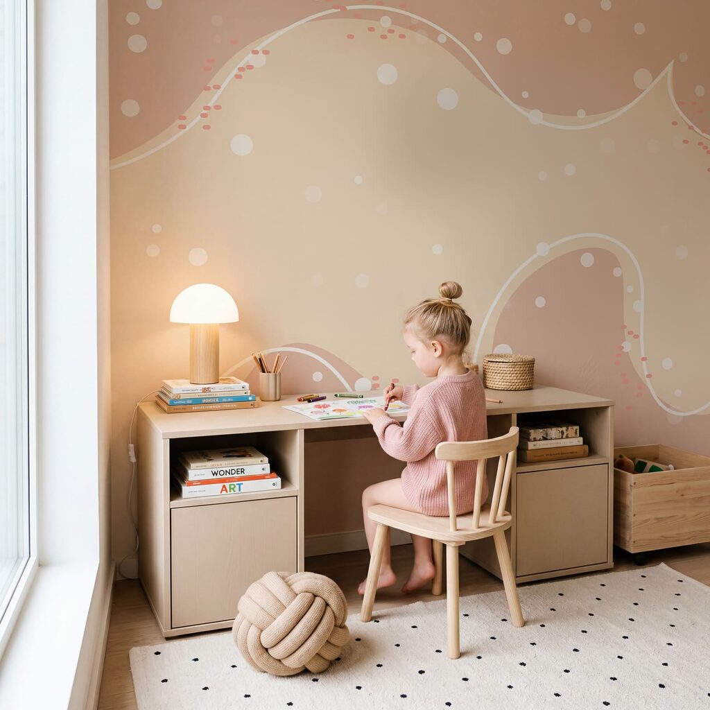 Zachte vorm met lichtpuntjes — interieur 1