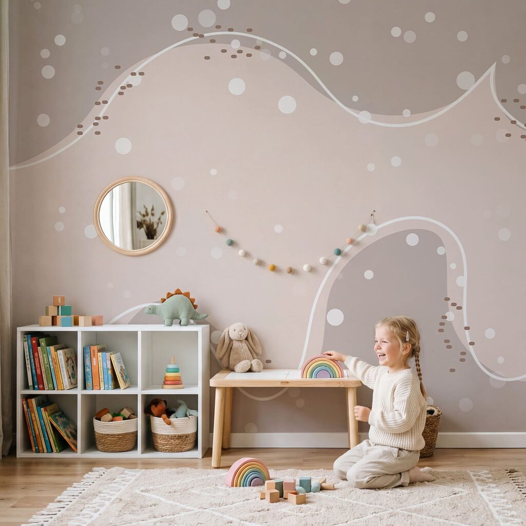 Zachte vorm met lichtpuntjes — interieur 1