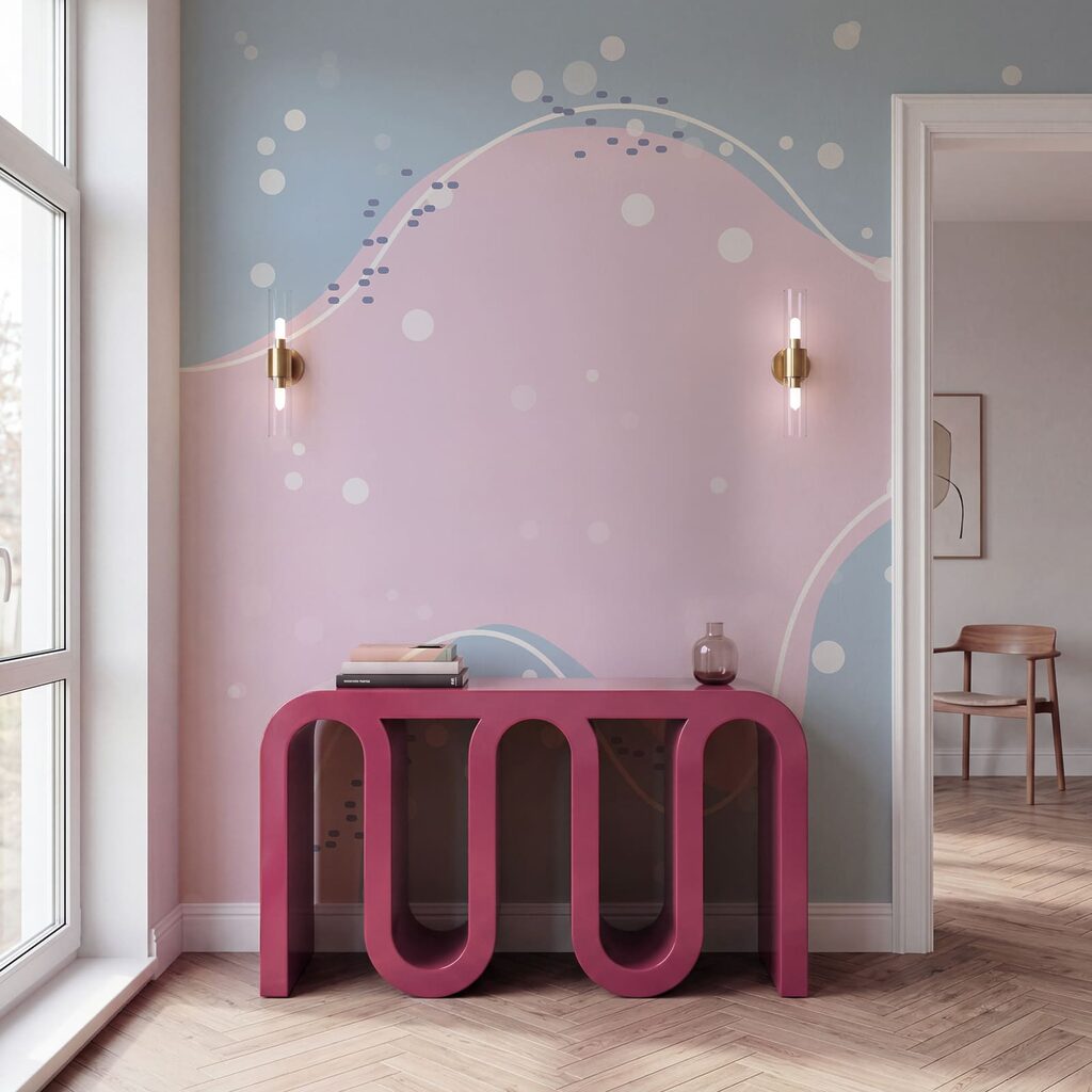 Zachte vorm met lichtpuntjes — interieur 2