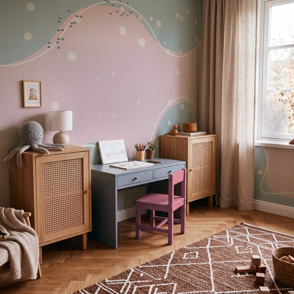 Zachte vorm met lichtpuntjes — interieur 3