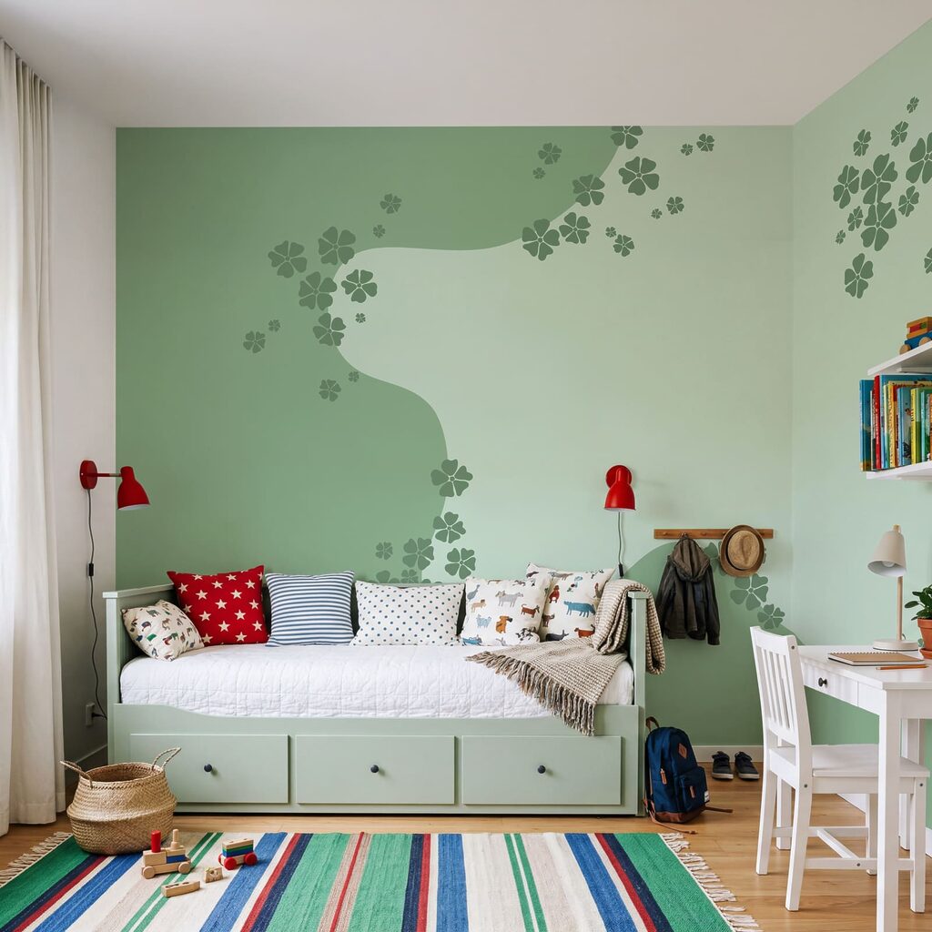 Bloemetjes langs golvende randen — interieur 1