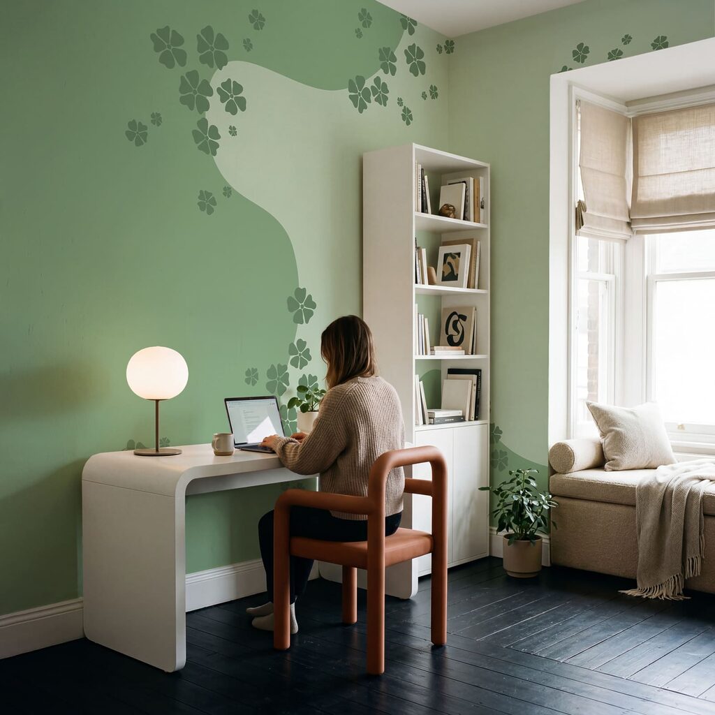 Bloemetjes langs golvende randen — interieur 2