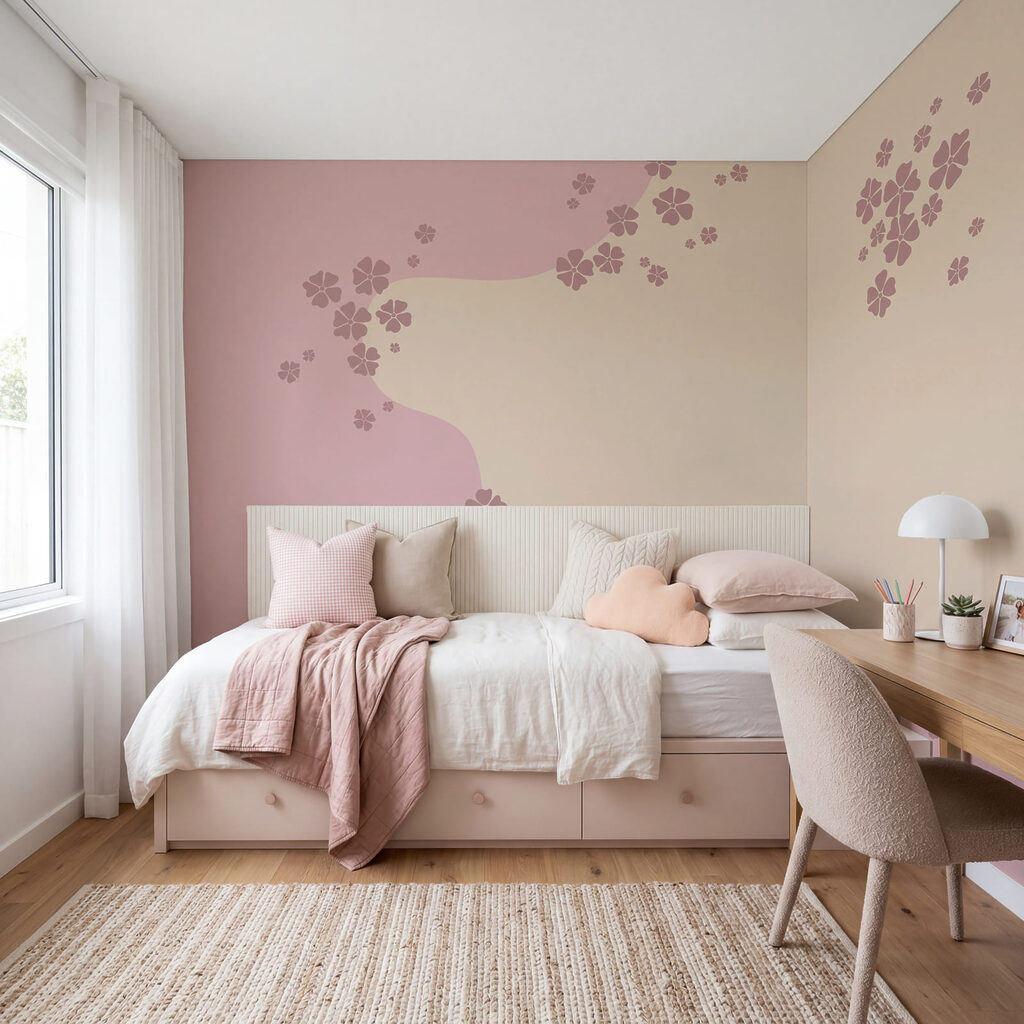Bloemetjes langs golvende randen — interieur 2