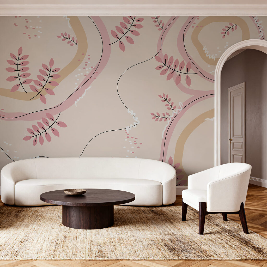 Blaadjes tussen brede verflussen — interieur 2