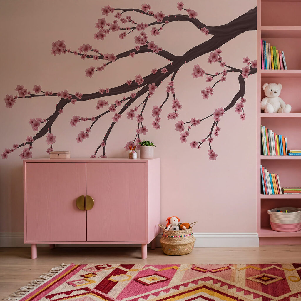 Donkere tak met bloesem — interieur 2
