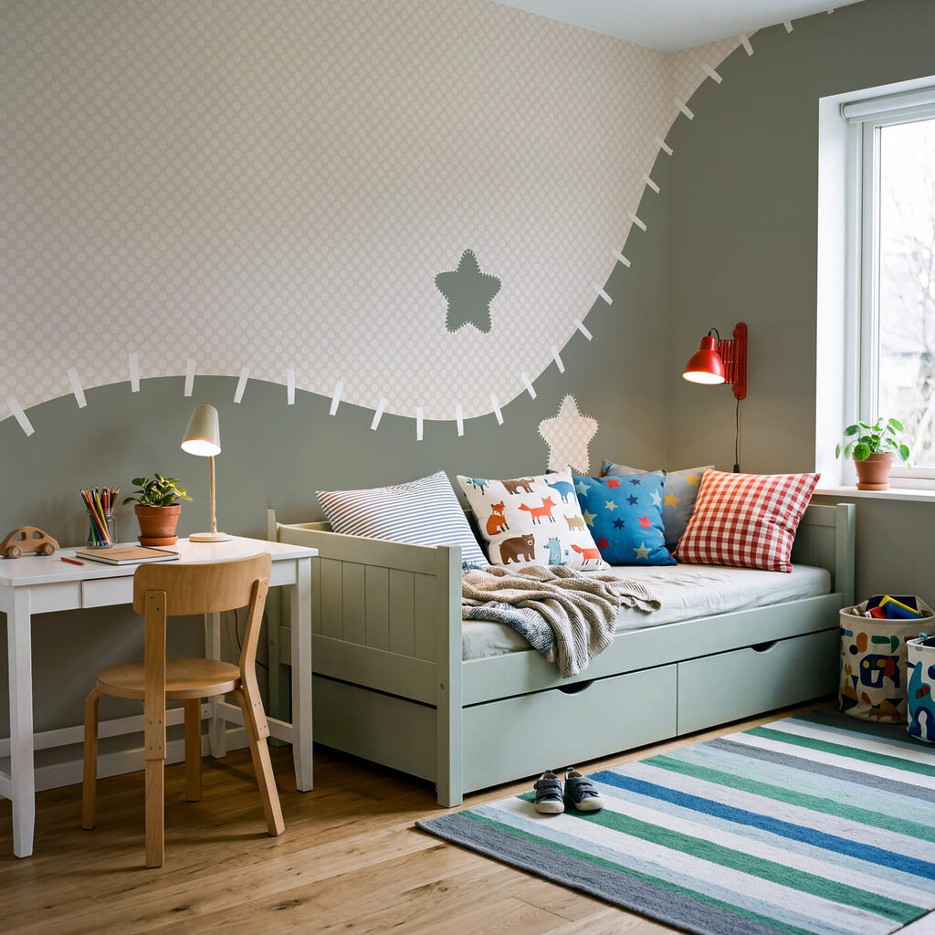 Sterretjes langs een stikrand — interieur 2