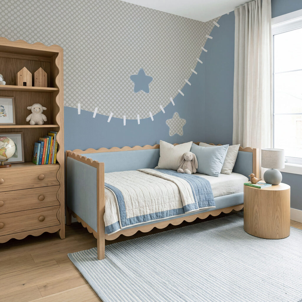 Sterretjes langs een stikrand — interieur 2