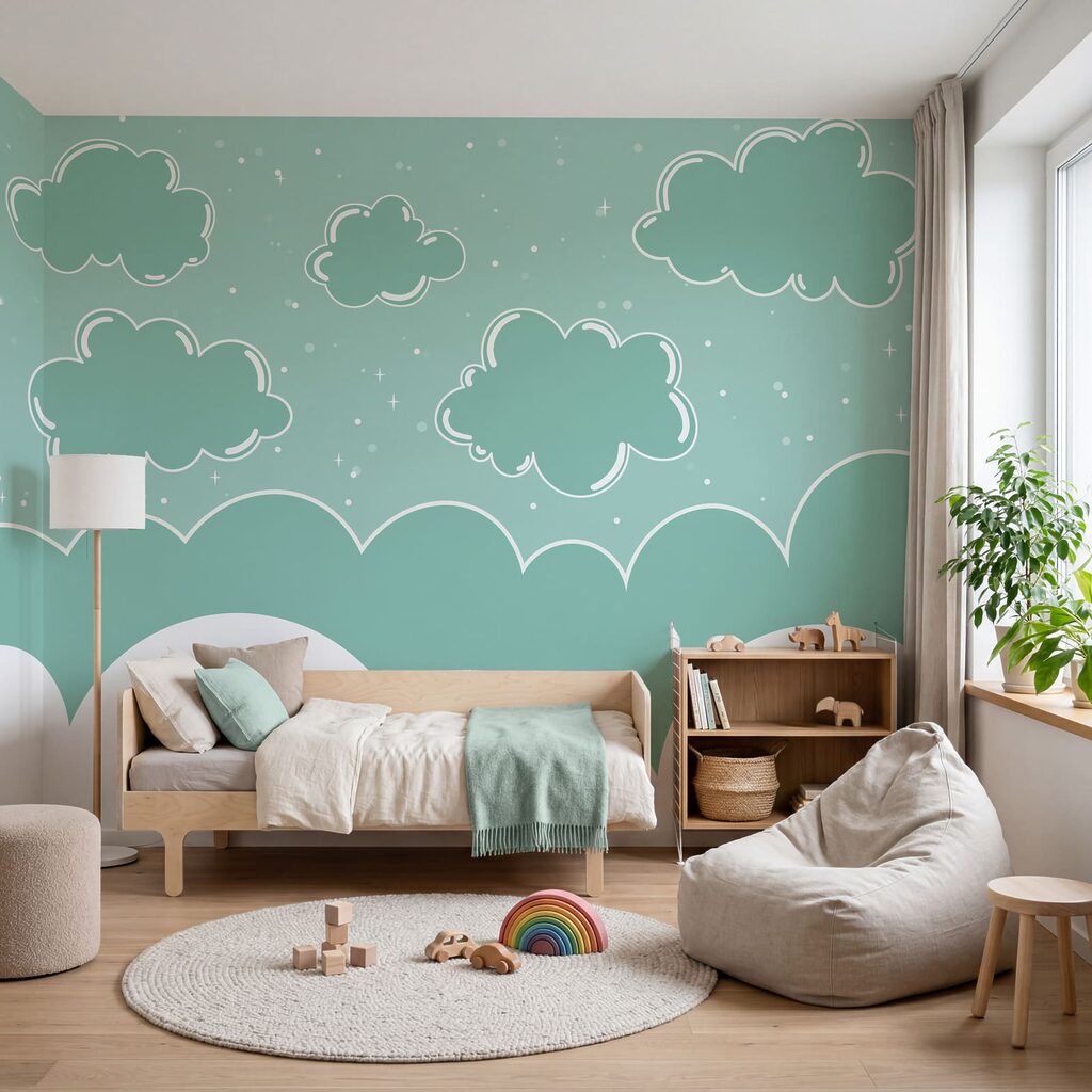 Wolkjes boven een wolkenrand — interieur 1