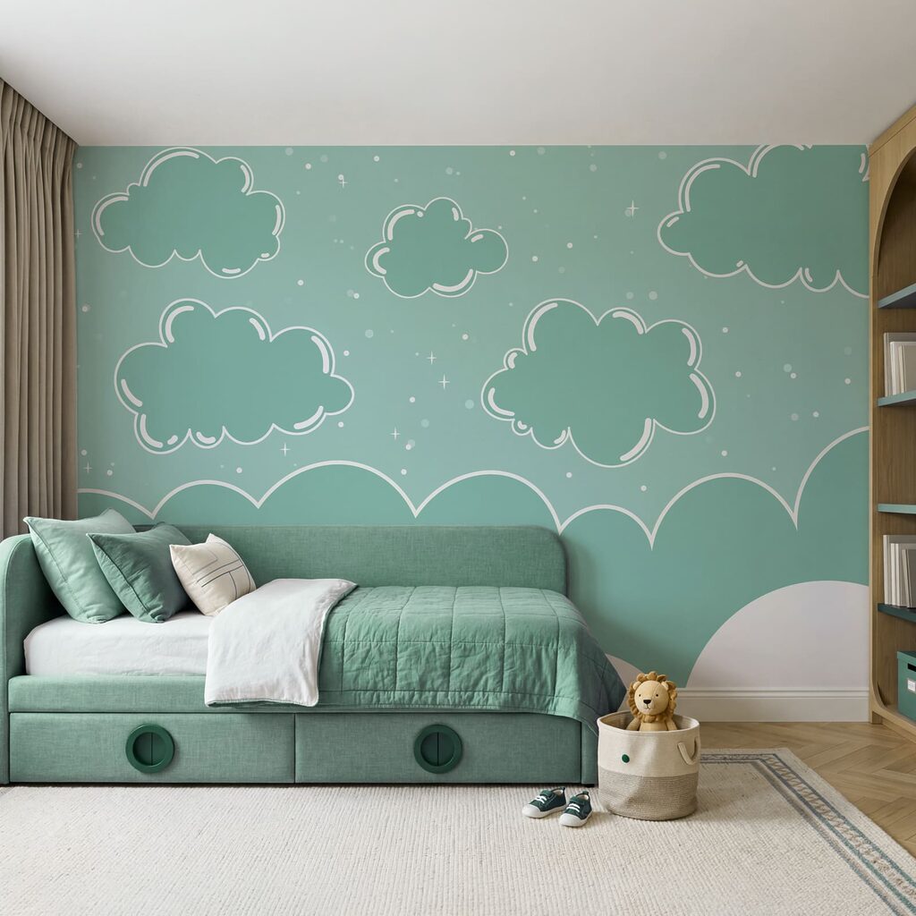 Wolkjes boven een wolkenrand — interieur 2