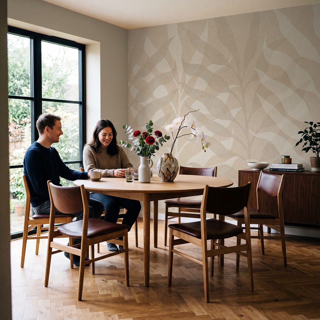 Bladeren in rustige herhaling — interieur 2