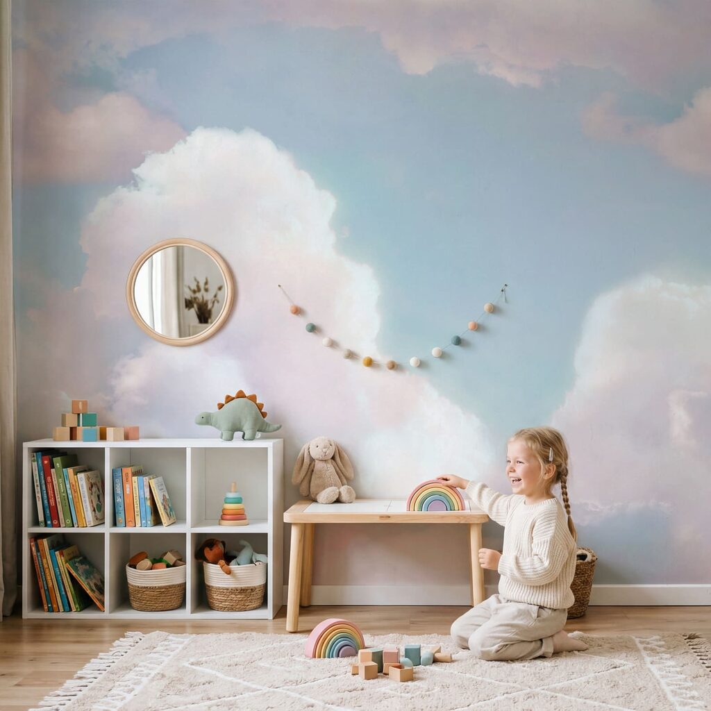 Wolken in zachte pastelkleuren — interieur 3