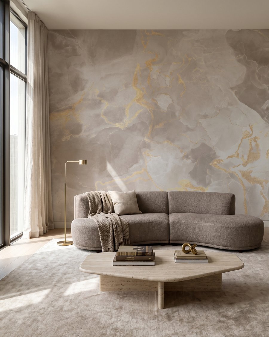 Wolken met fijne goudsporen — interieur 3