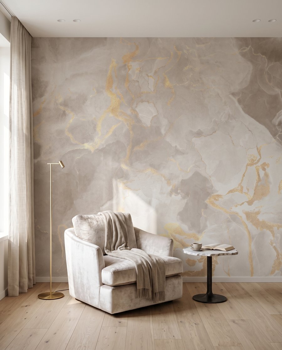 Wolken met fijne goudsporen — interieur 4