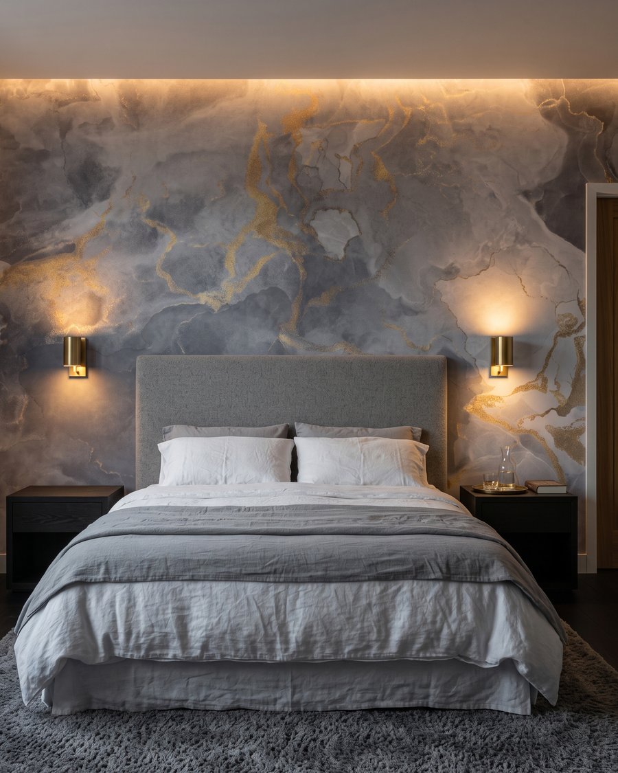Wolken met fijne goudsporen — interieur 2