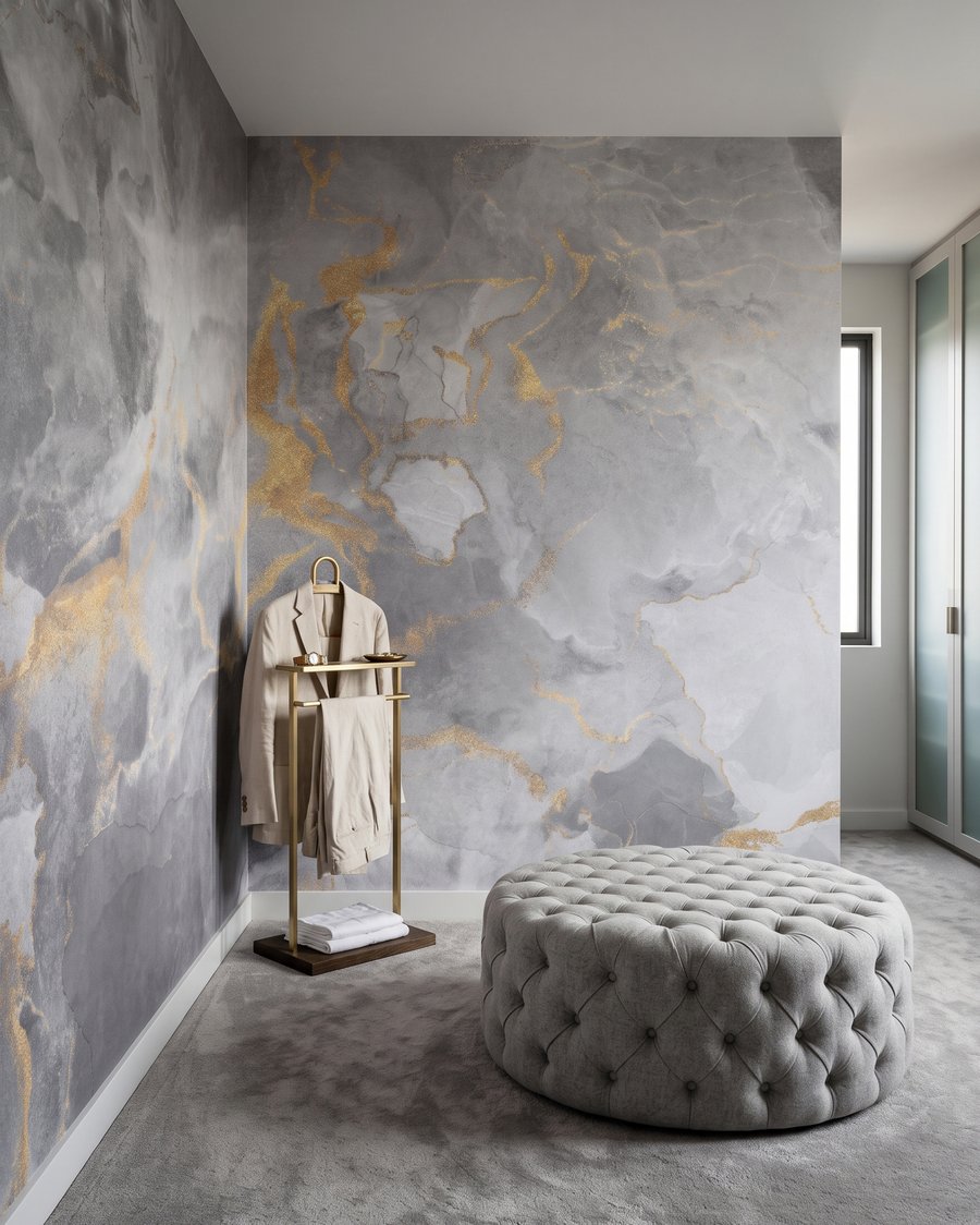 Wolken met fijne goudsporen — interieur 3