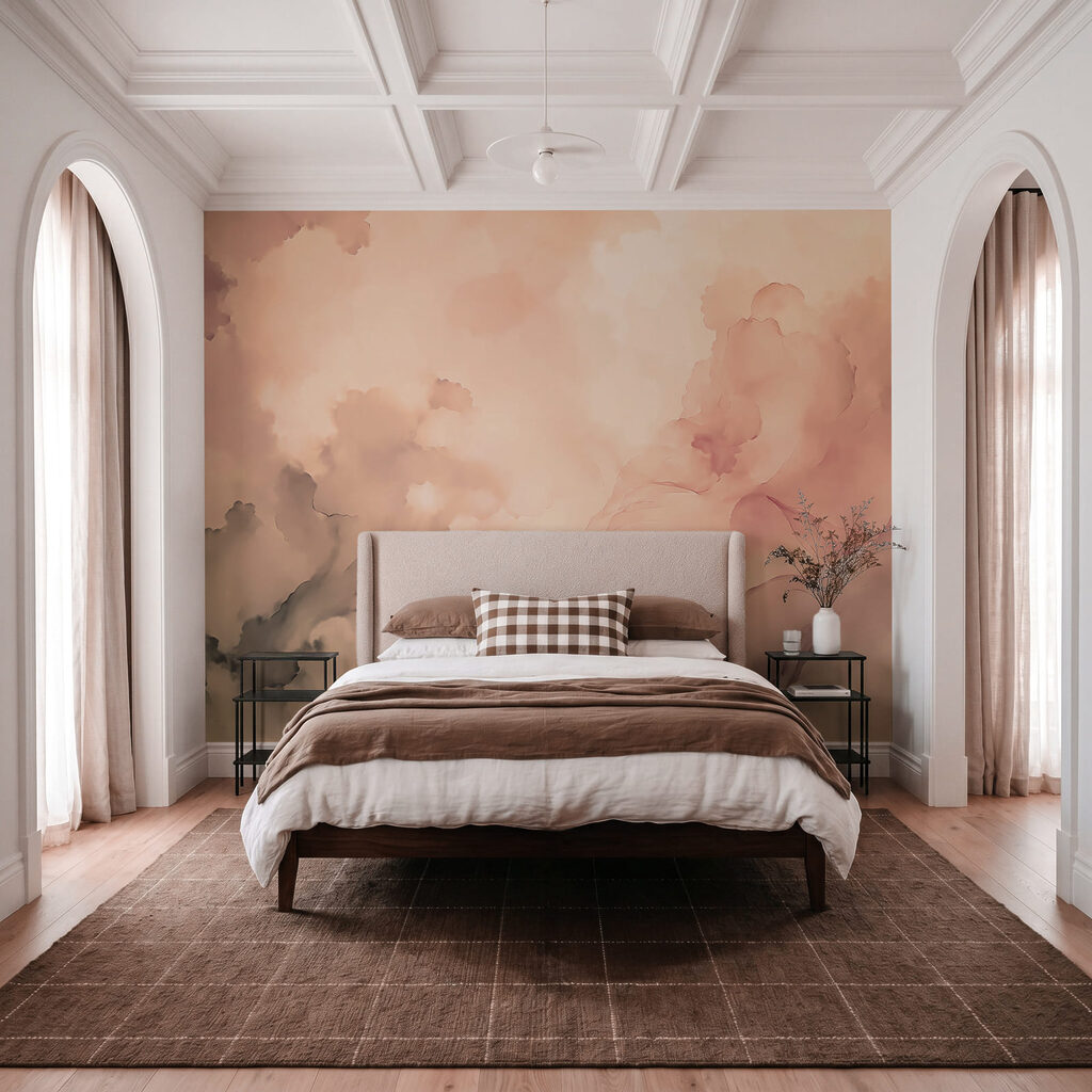 Aquarelwolken met donkere randen — interieur 2