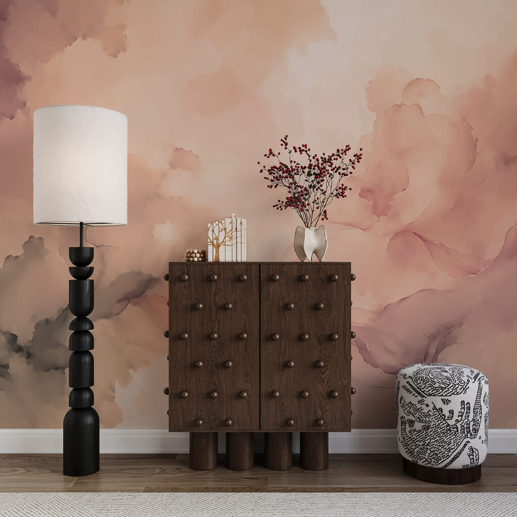 Aquarelwolken met donkere randen — interieur 3
