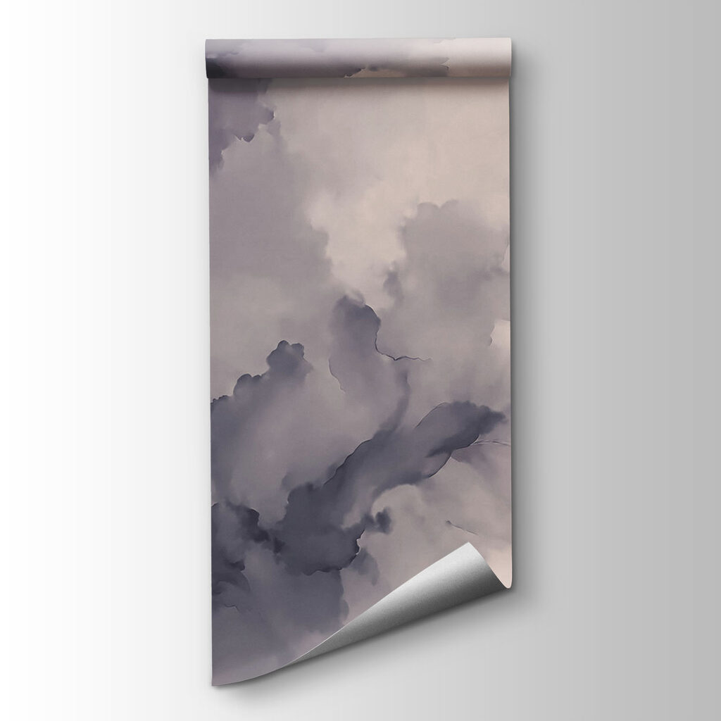 Aquarelwolken met donkere randen — productweergave