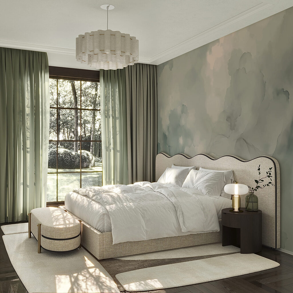 Aquarelwolken met donkere randen — interieur 2