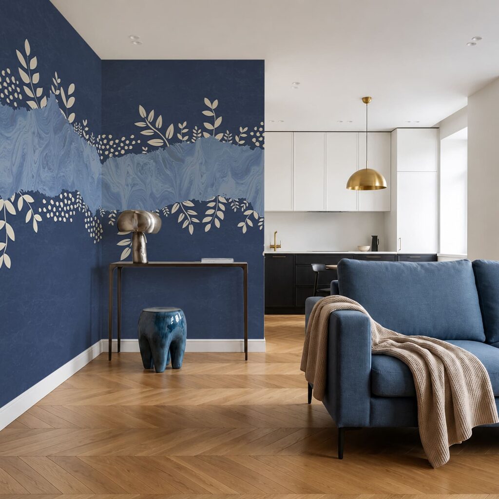 Blaadjes rond een verflint — interieur 3