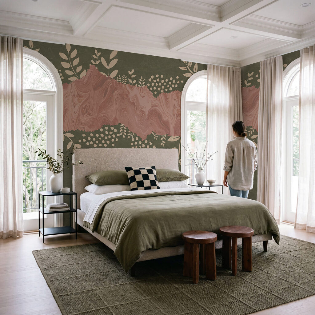 Blaadjes rond een verflint — interieur 1