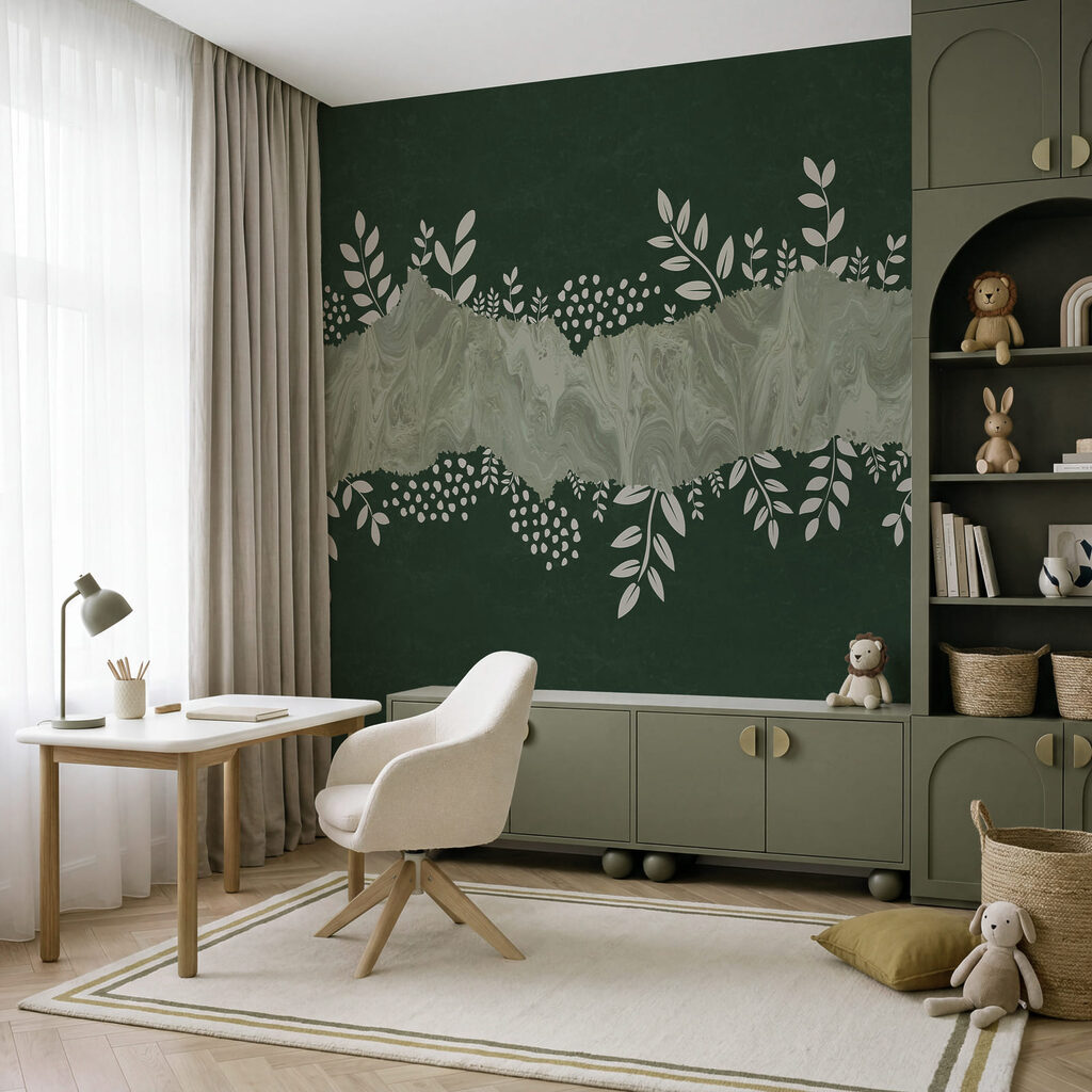 Blaadjes rond een verflint — interieur 3