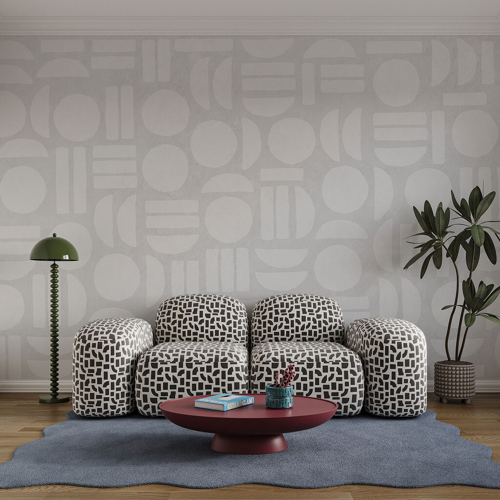 Ronde vormen in raster — interieur 2