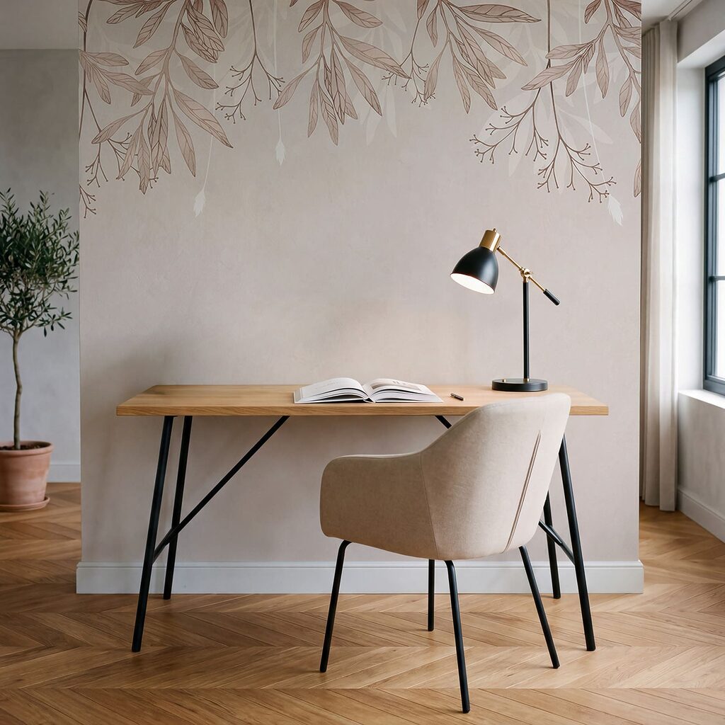 Blaadjes vormen een afdak — interieur 1