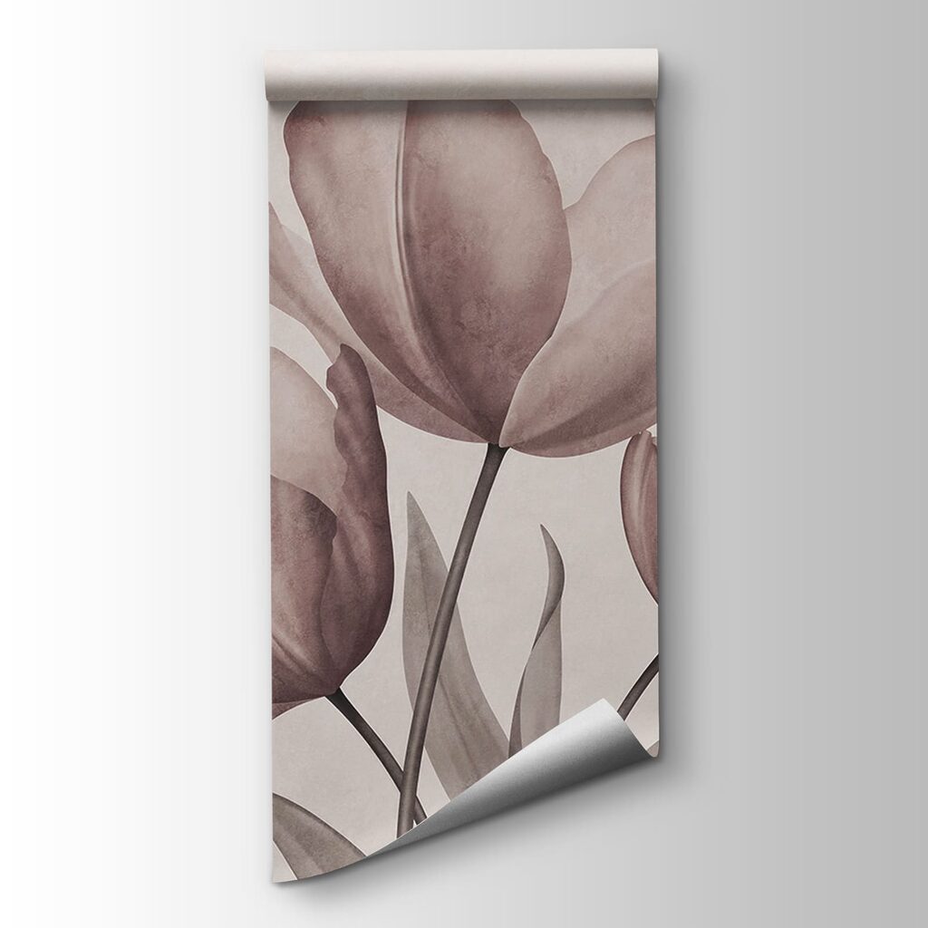Drie bloemen in waterverf — productweergave