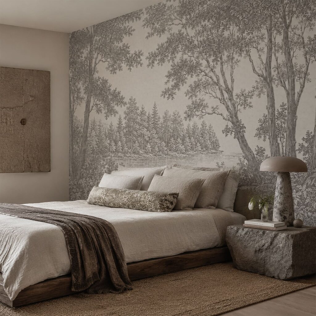 Bosmeer in fijne gravure — interieur 2