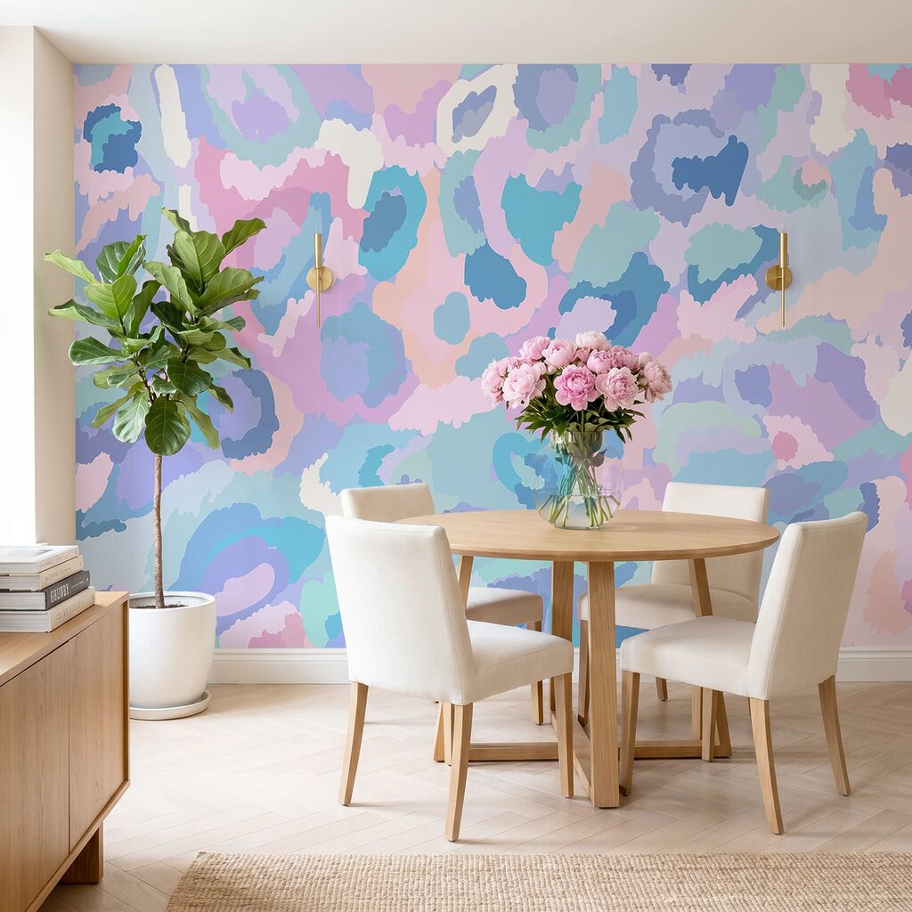 Pastelvlekken als luipaardpatroon — interieur 3