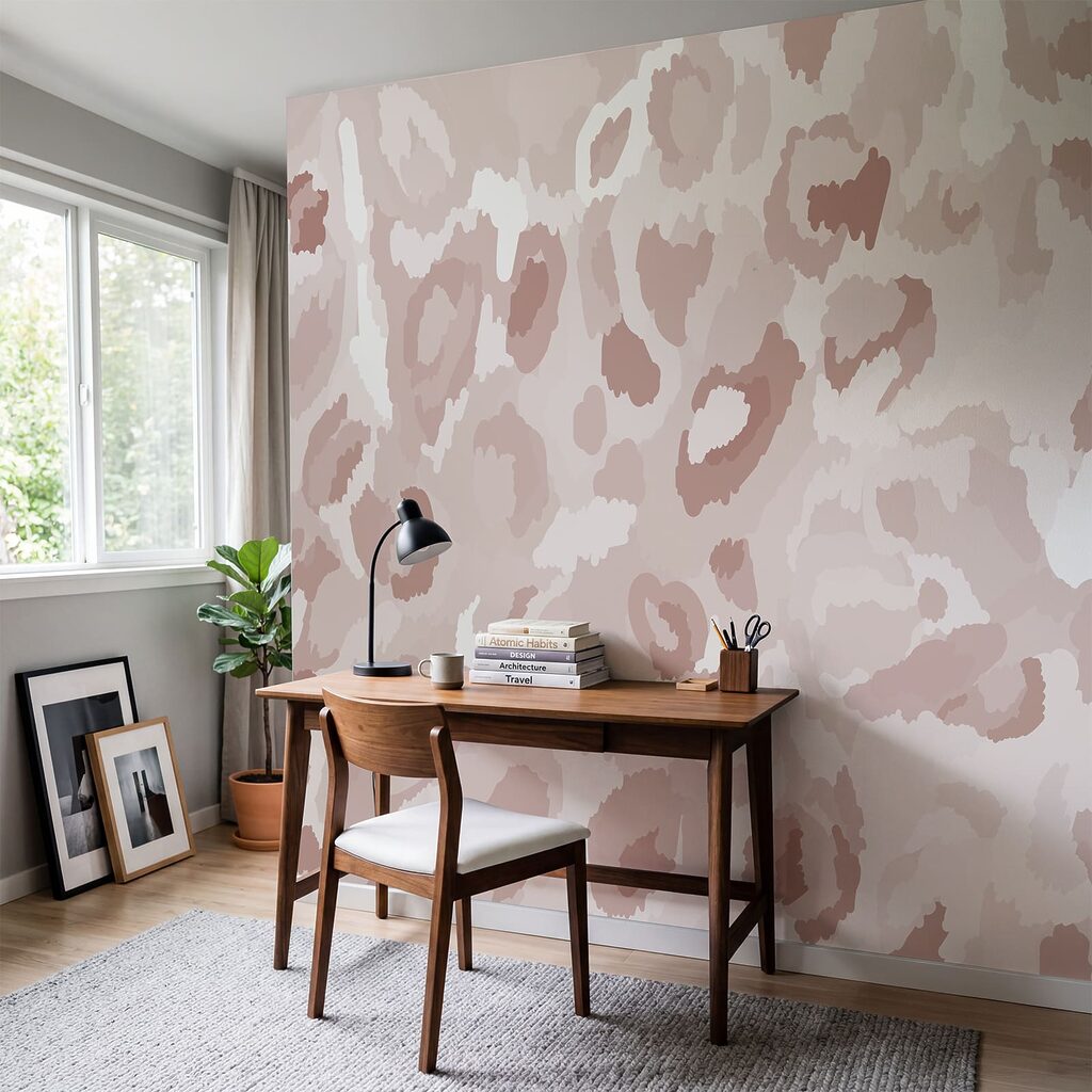 Luipaardvlekken in poederroze — interieur 4