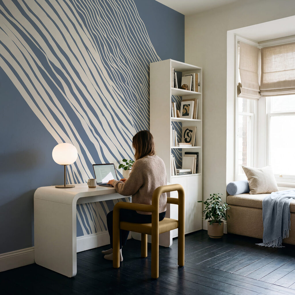 Een rivier van lijntjes — interieur 1