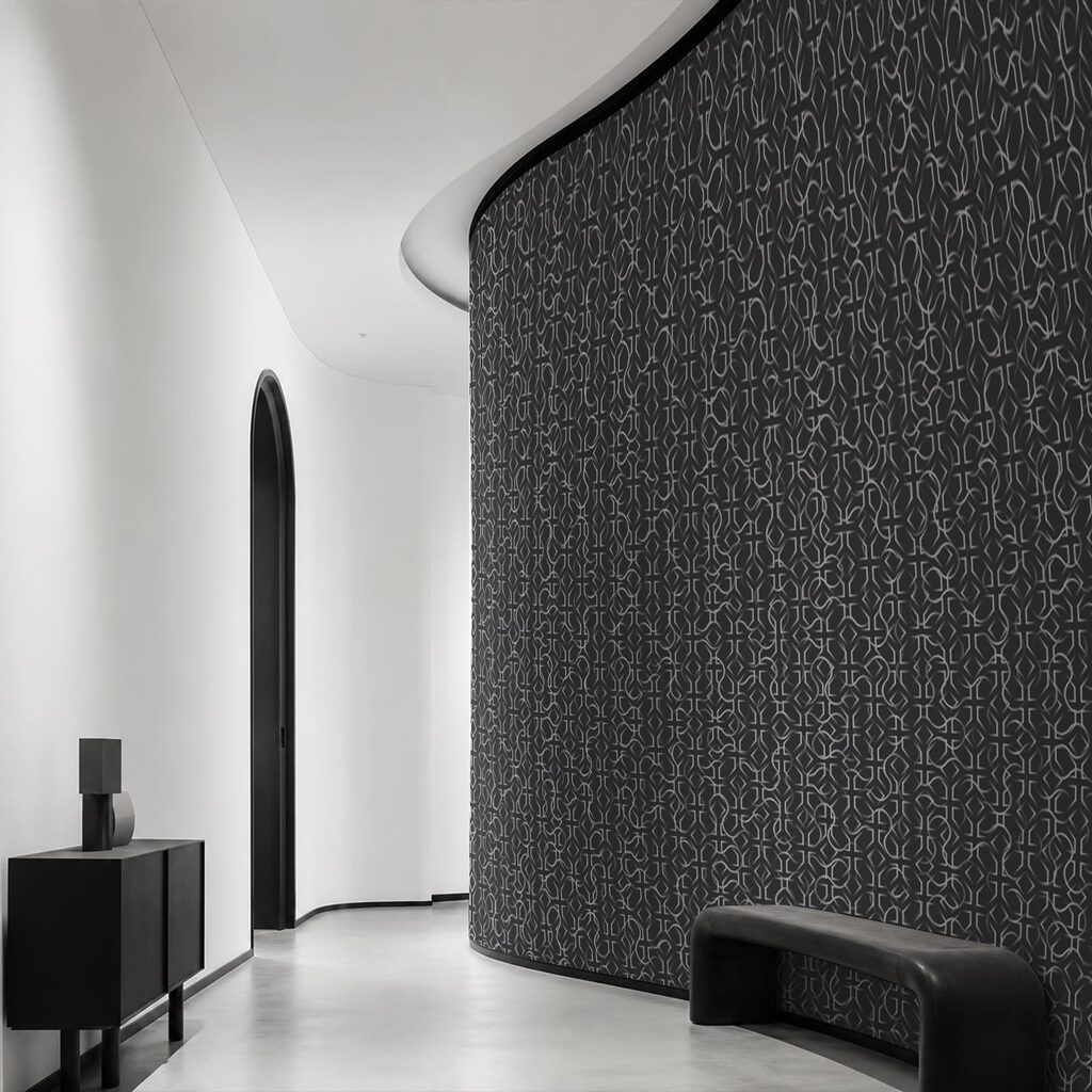 Krullen in verticale banen — interieur 2