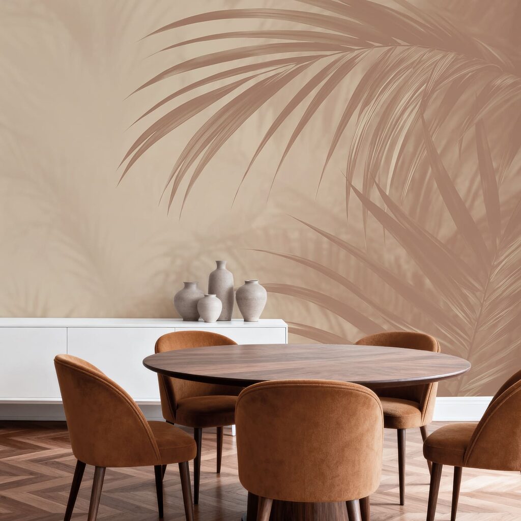 Palmveren achter stille nevel — interieur 3